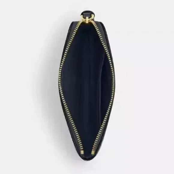 Coach Corner Zip Wristlet In Signature Canvas With Cherry Print NWT - Picture 8 of 8